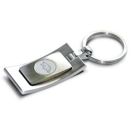 Jardine - Arkansas Razorbacks Curve Key Ring - Silver