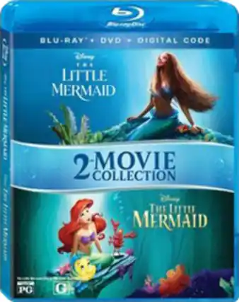 Front. The Little Mermaid 2-Movie Collection - BLU-RAY.