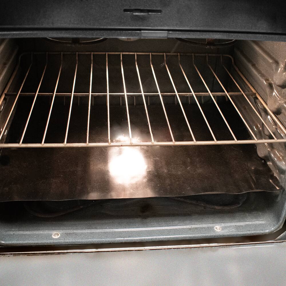 Alt View 1. Norpro - Silicone Oven Liner Fits Most Standard Sized Ovens and Toaster Ovens - Black.