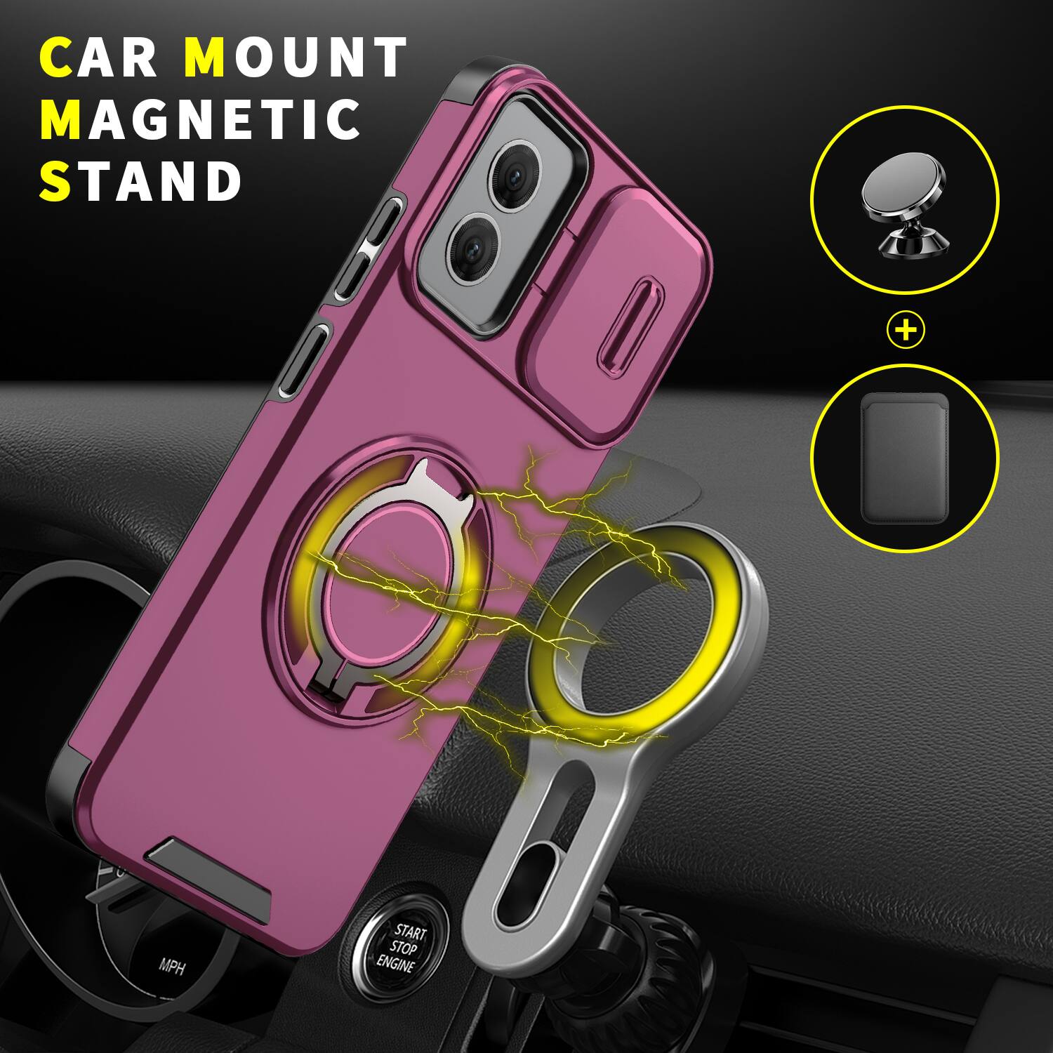 CAR MOUNT MAGNETIC STAND

MPH

START STOP ENGINE