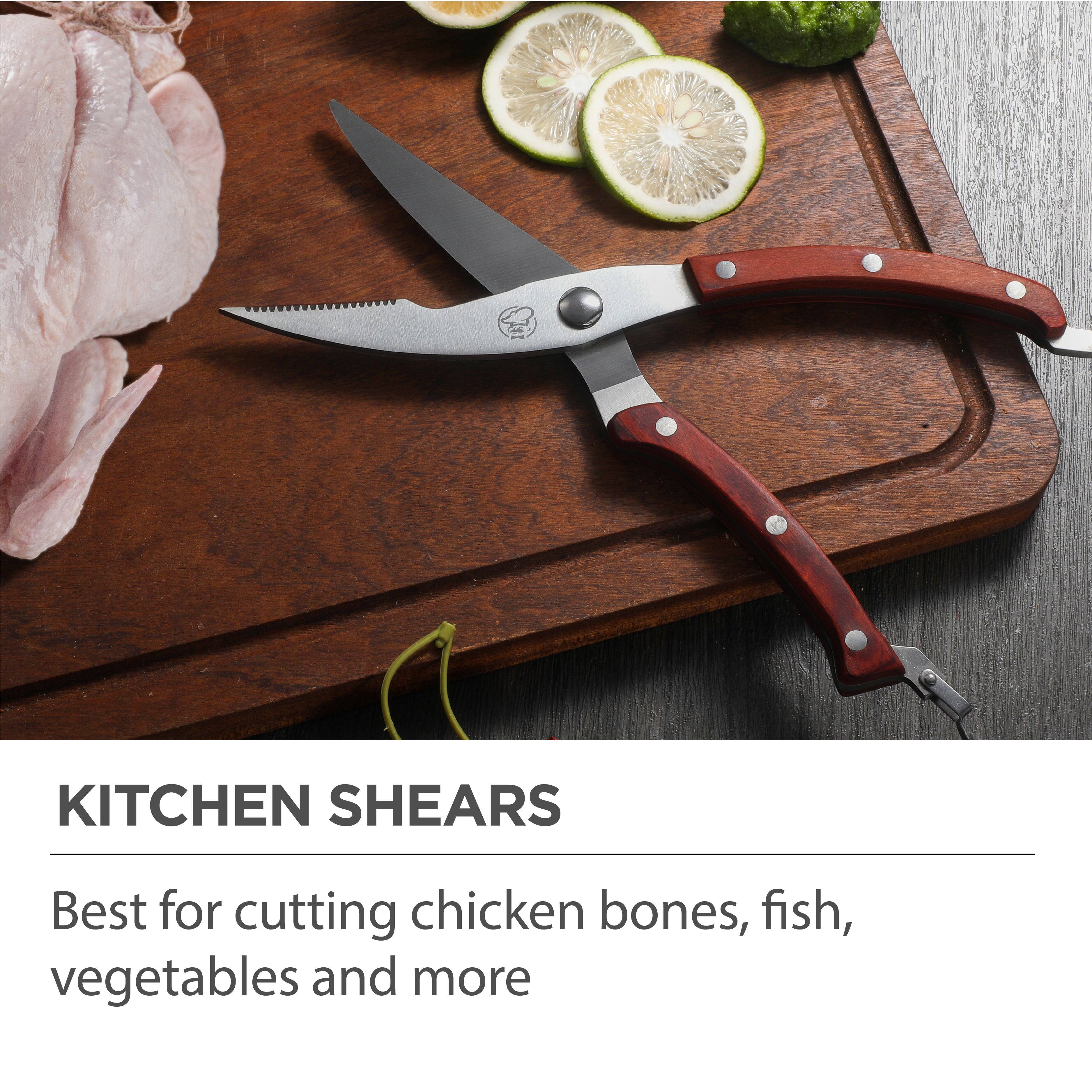 KITCHEN SHEARS

Best for cutting chicken bones, fish, vegetables and more