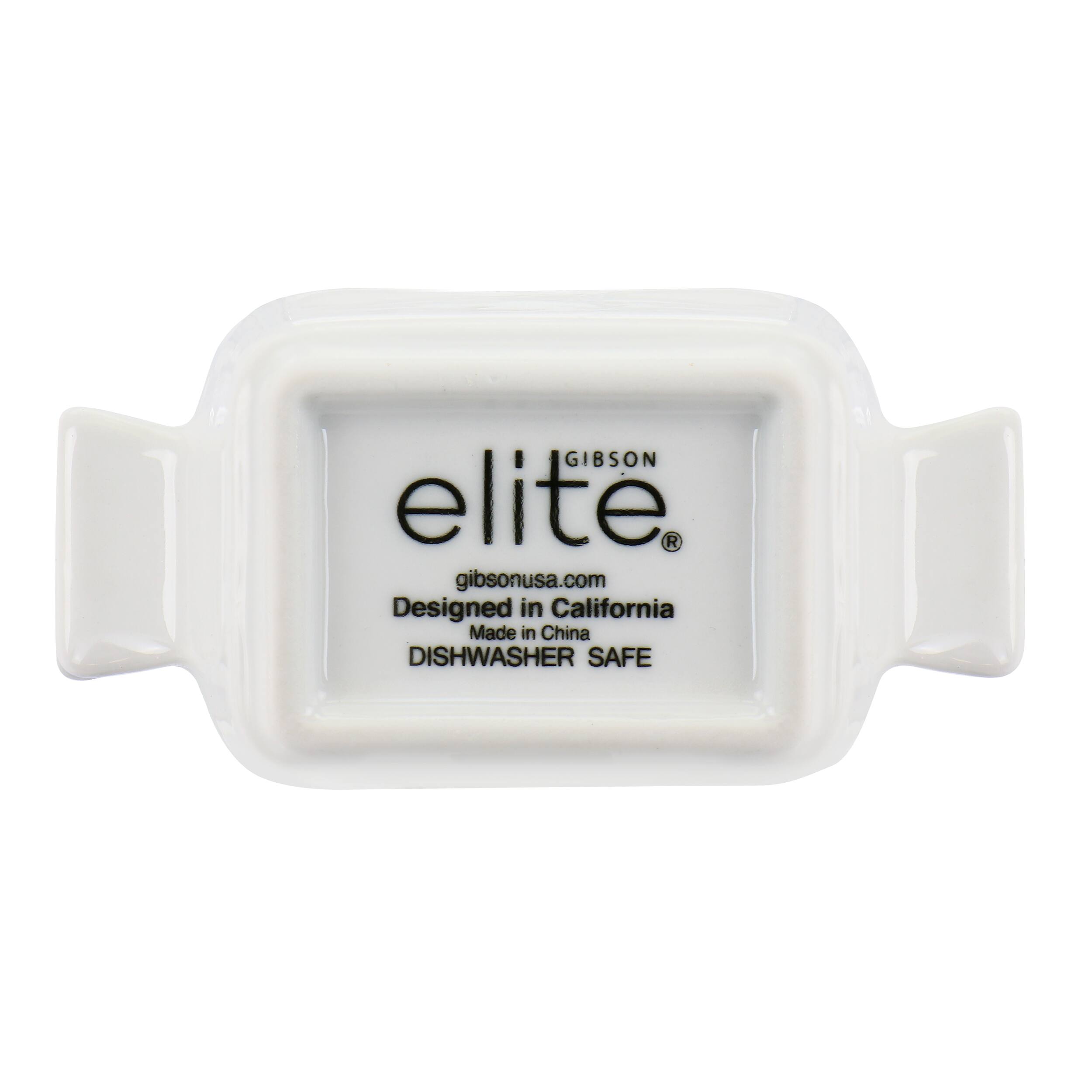 GIBSON elite  
gibsonusa.com  
Designed in California  
Made in China  
DISHWASHER SAFE