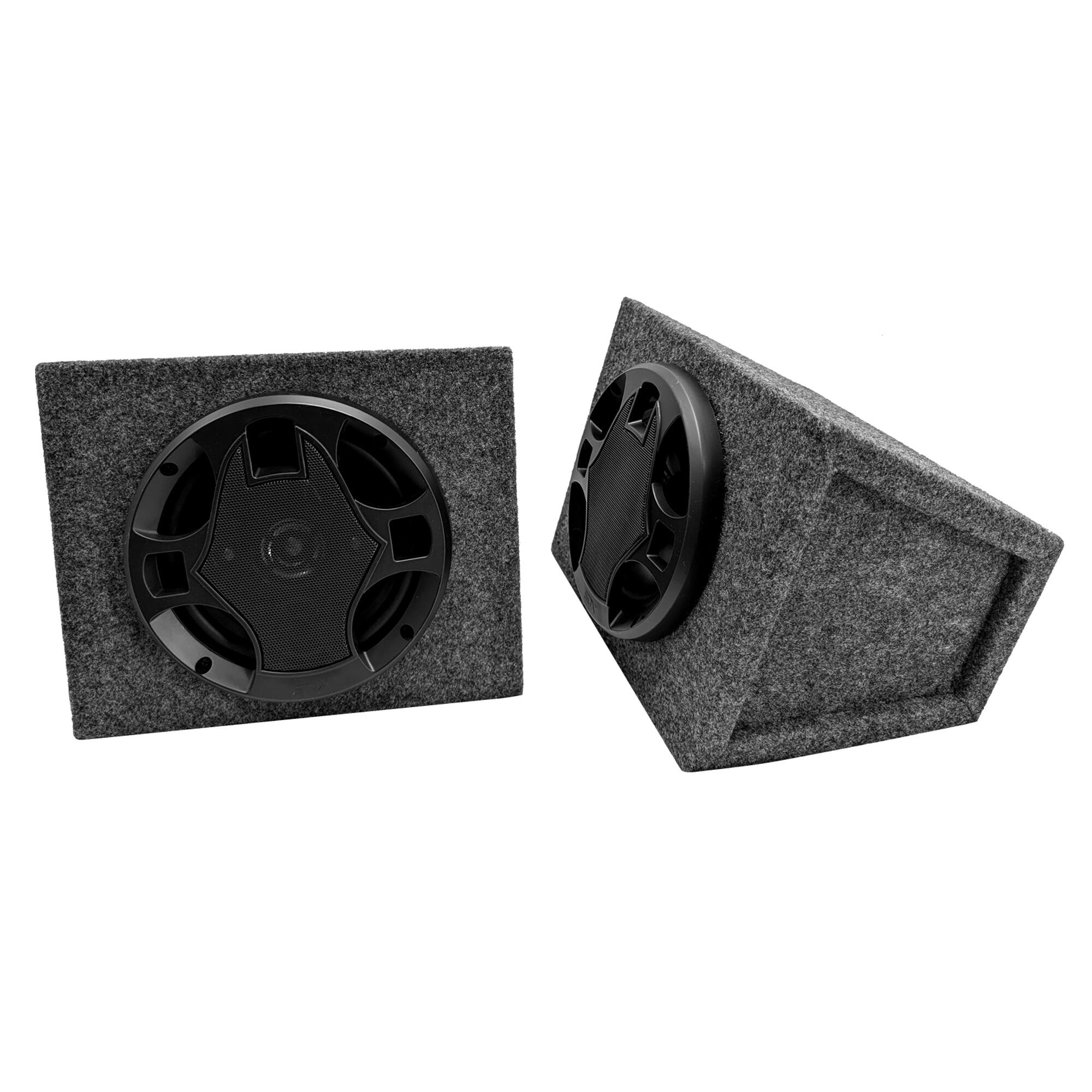 Alt View 1. SDX Audio - 6.5" 4-way Car Speaker System Hatchback Boxes - Black.