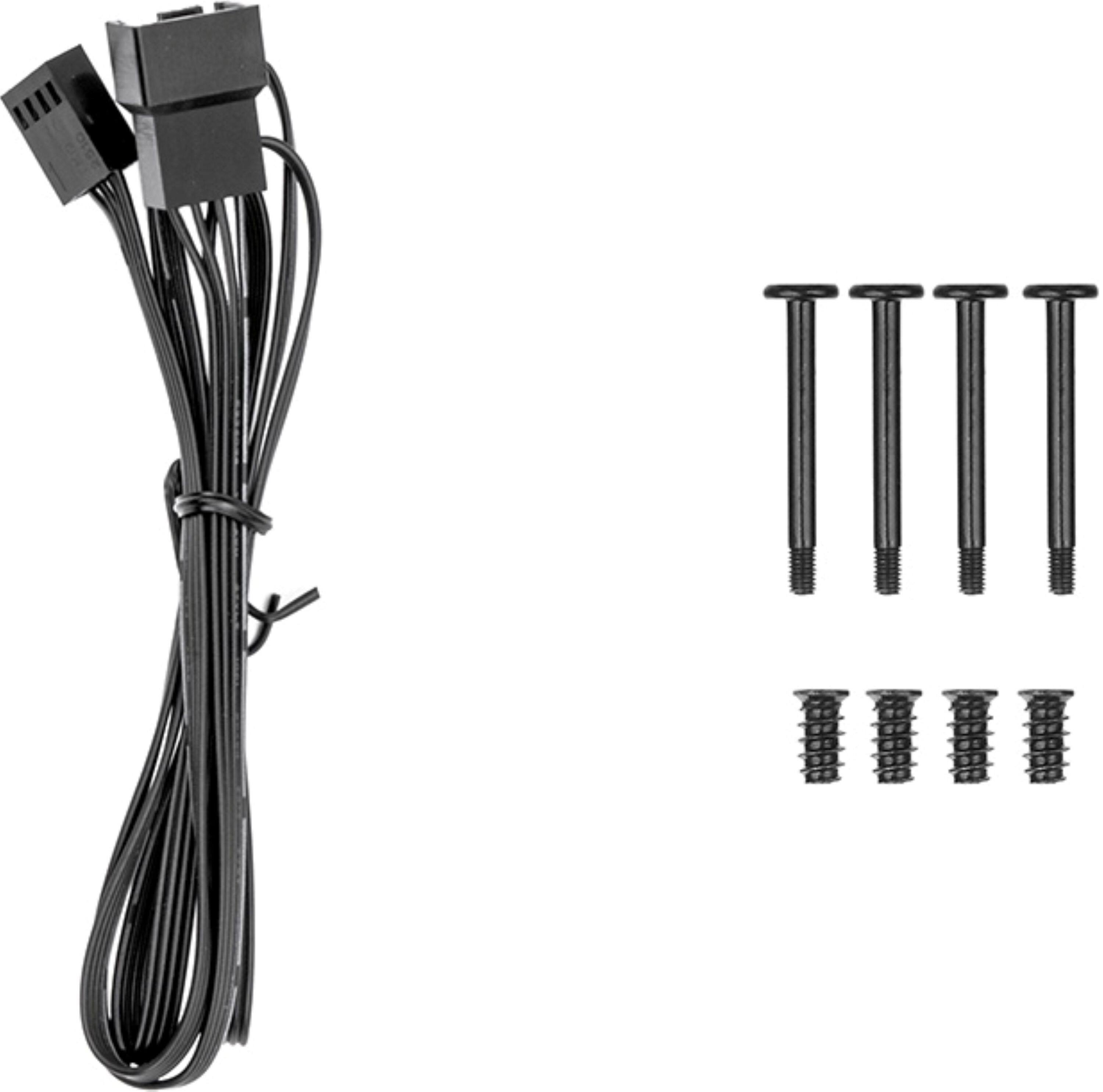 Alt View 6. Thermaltake - CT200 PWM 200mm Computer Case Fan with Hydraulic Bearing (Single Pack) - Black.