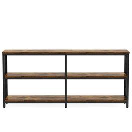 Kadyn - Entryway Table, Console Sofa Table,3-Tier Console Table, 70.9" Industrial Sofa Foyer Table for Living Room - Brown