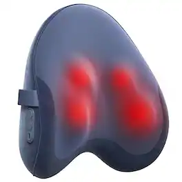 Sugift - 3D Shiatsu Massage Cushion Heat Therapy Neck and Shoulder Massager with Memory Foam - Navy
