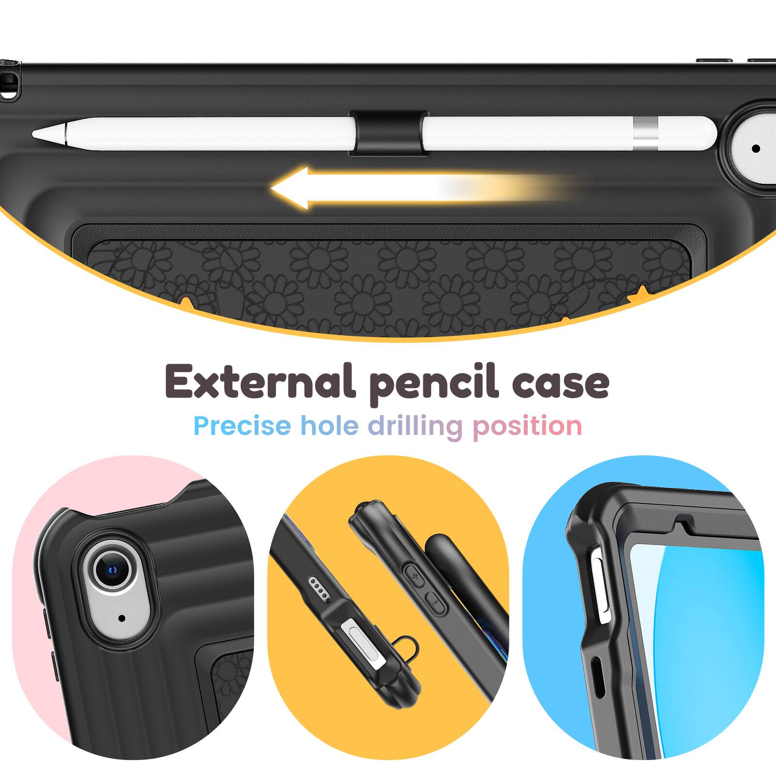 External pencil case  
Precise hole drilling position