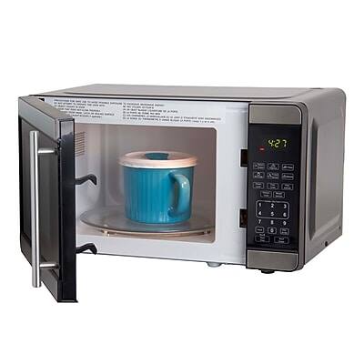 Alt View 2. Avanti - 0.7 Cu. Ft. Countertop Microwave, 700W (MO7103SST) - Black/Stainless Steel.