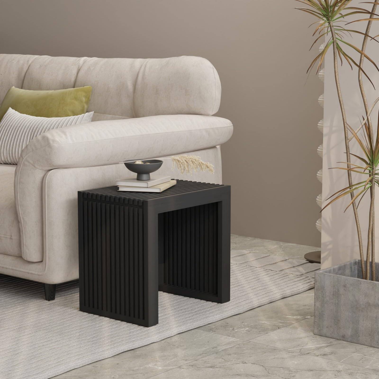 Alt View 3. Fabibe - Farmhouse Pine Bench Hercules Series Commercial Grade Rustic Solid - Mahogany.