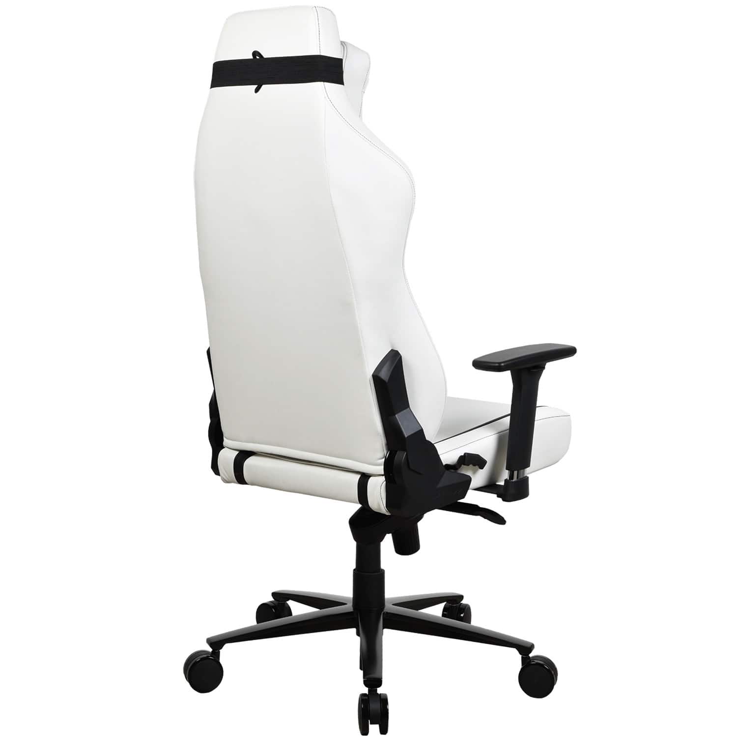 Alt View 14. Arozzi - Vernazza Series Premium XL Soft PU Gaming Chair - White.