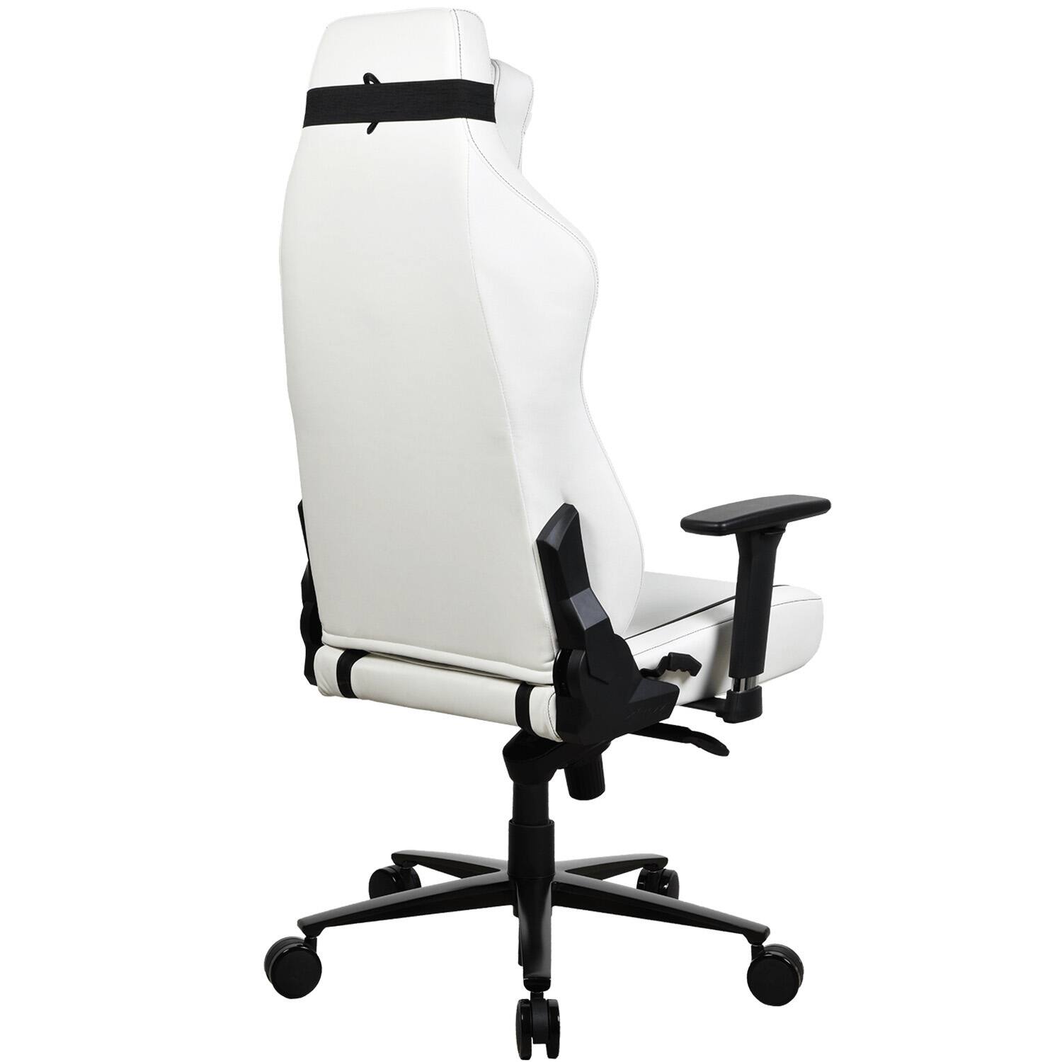 Alt View 14. Arozzi - Vernazza Series Premium XL Soft PU Gaming Chair - White.