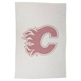Logo Brands - Calgary Flames 54" x 84" Sweatshirt Blanket - Multicolor