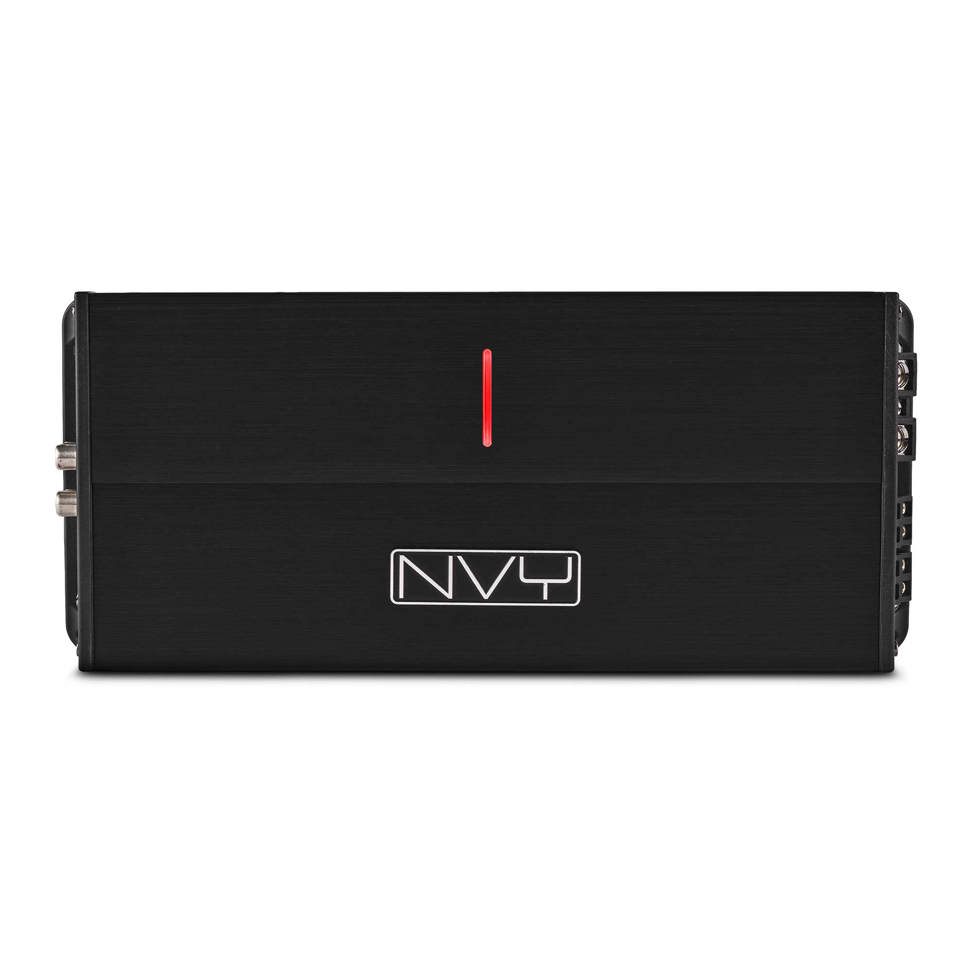 Front. DS18 Audio - 4-Channel Compact Class D Car Amplifier With Hi-Level Input | 4 x 500W RMS at 4 Ohm - Black.