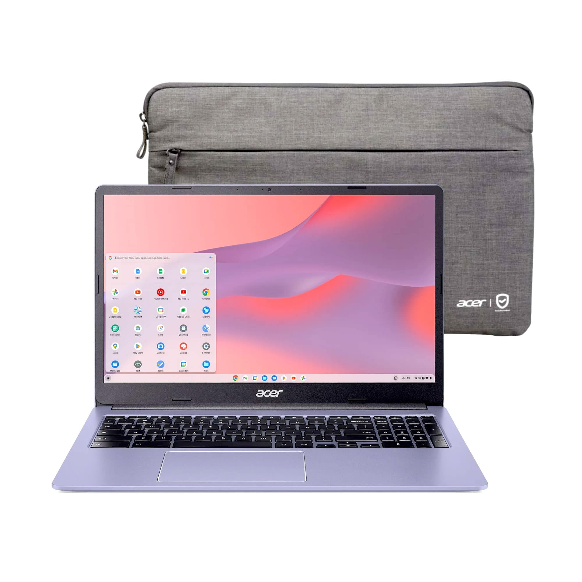 Acer - Chromebook 315 15.6 inch Laptop Intel Processor N4500 4GB RAM 64GB eMMC Moonstone - Purple