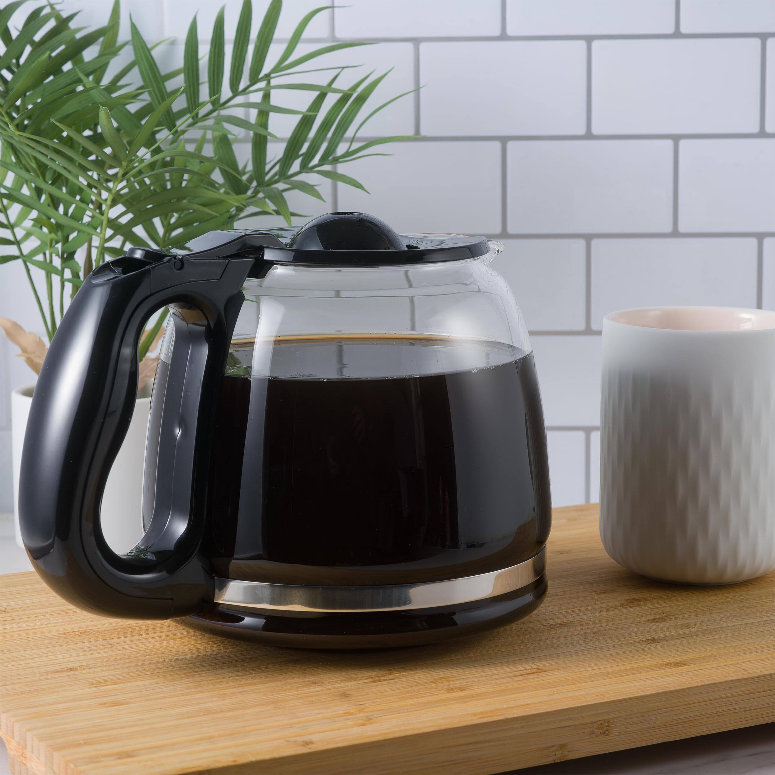 Alt View 8. Dapper Styles - Replacement 12-cup Glass Carafe For +decker Coffee Makers (2 Extra Lids) - Default.