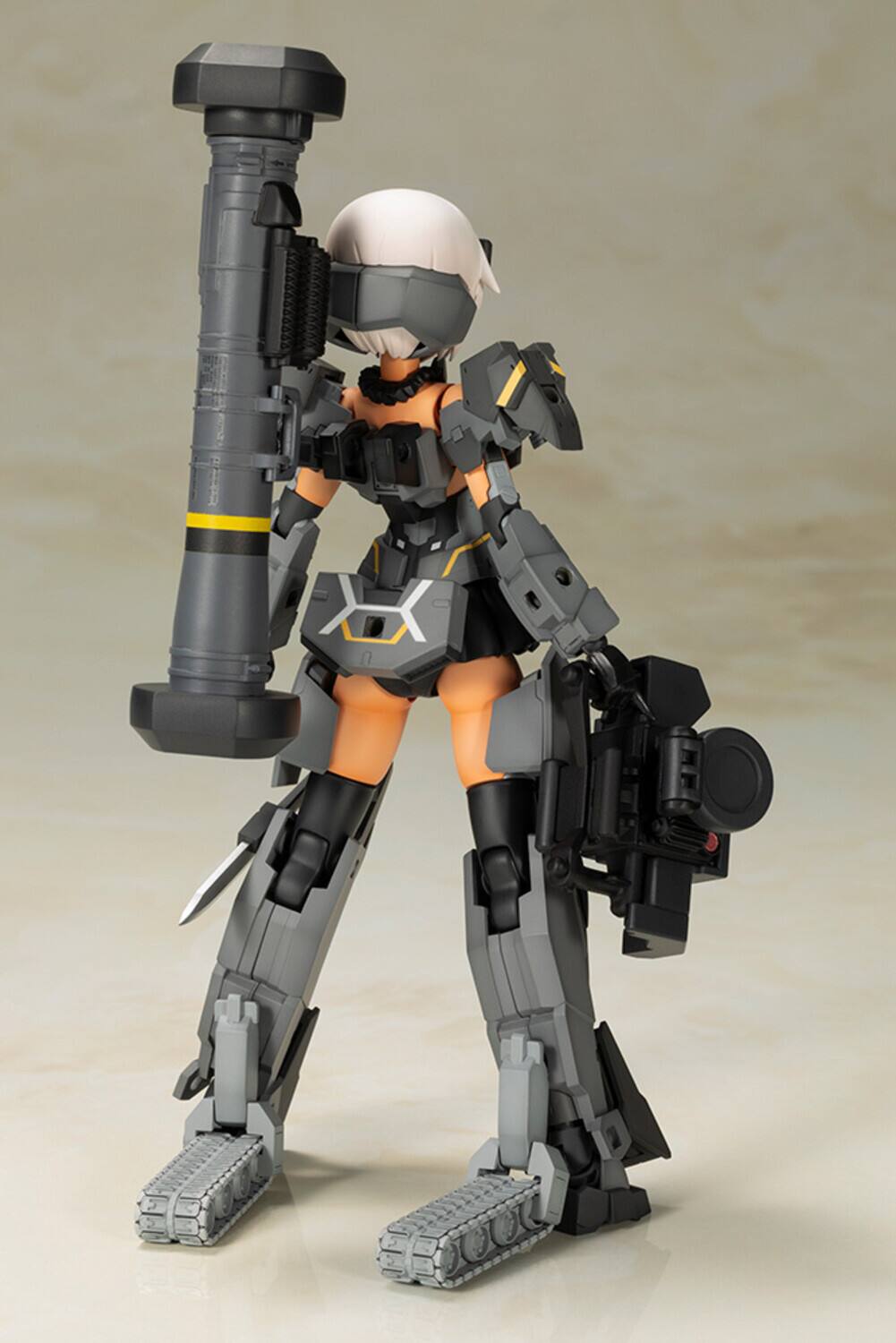 Alt View 2. PopMarket - Kotobukiya - Frame Arms Girl - Gourai-Kai (Black) with FGM148 Type Anti-Tank Missile   - Collectibles - Mulitcolor.