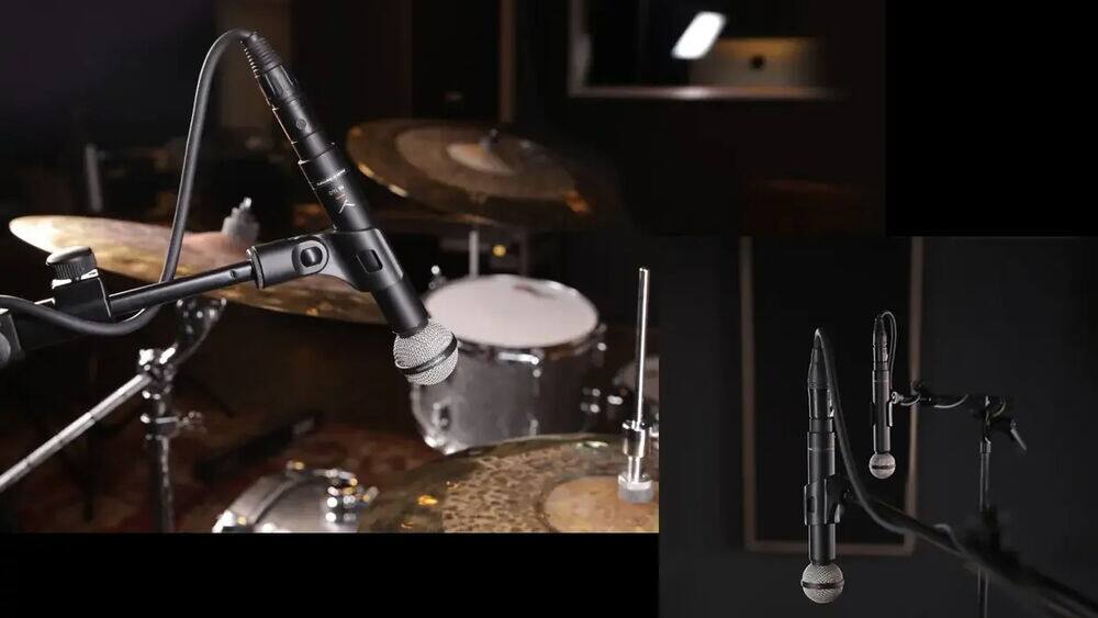 Back. Beyerdynamic - Beyerdynamic M 160 Dynamic Double Ribbon Hypercardioid Microphone (Bundle).