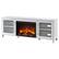 Alt View 14. Camden&Wells - Quincy Log Fireplace TV Stand for TVs up to 75" - White.
