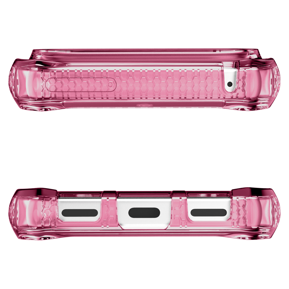 Alt View 3. Itskins - SPECTRUM R // CLEAR Case for Google Pixel 10 / 10 Pro - Light Pink.