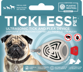 Tickless - PET ULTRASONIC FLEA AND TICK DEVICE Beige