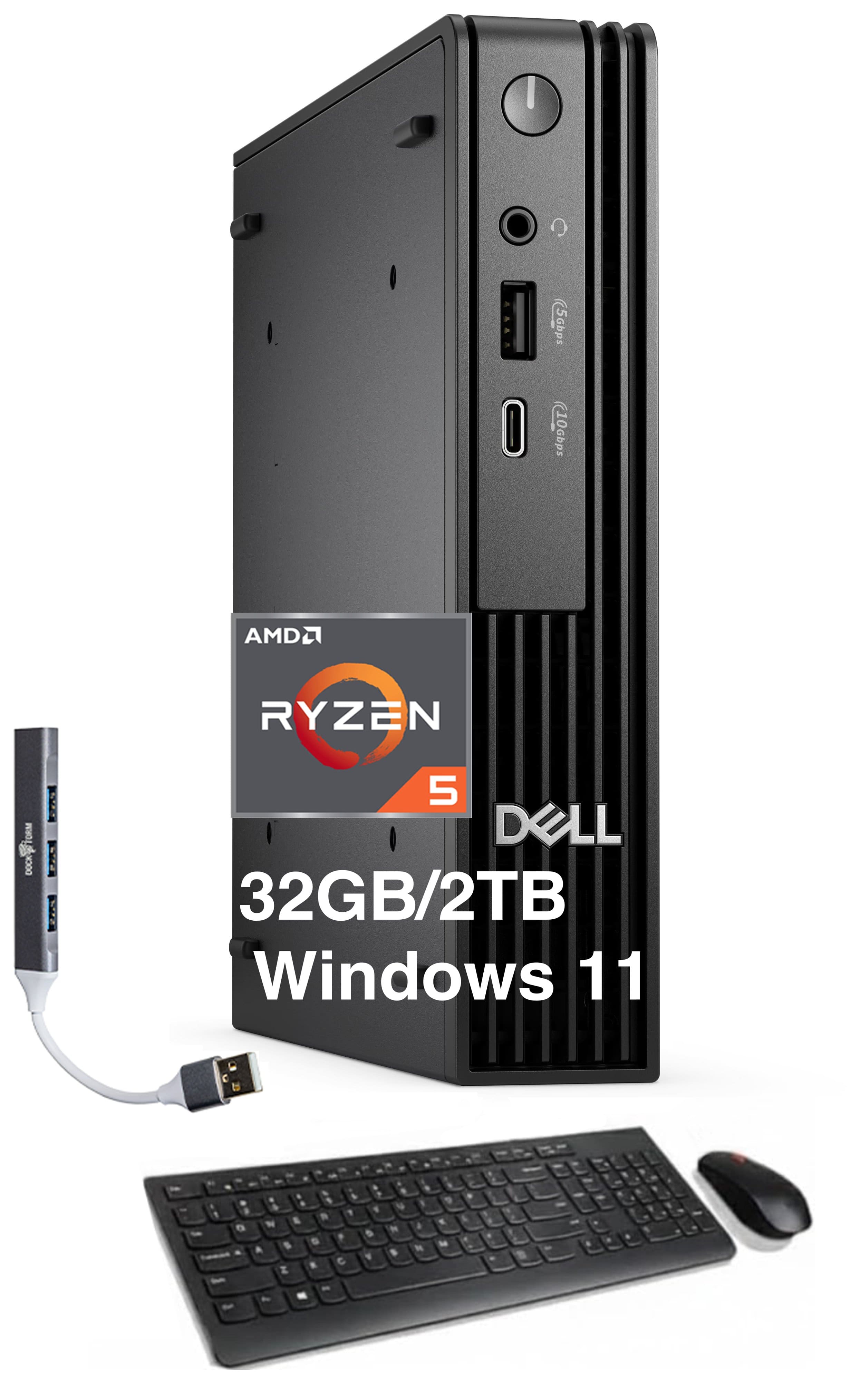 I 5Gbps 10Gbps AMD2 RYZEN TORM TORM DOCK O 2TA .A 5 DOLL 32GB/2TB Windows 11