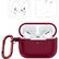 Alt View 13. SaharaCase - Case for Apple AirPods Pro (2nd Generation 2022) - Burgundy.
