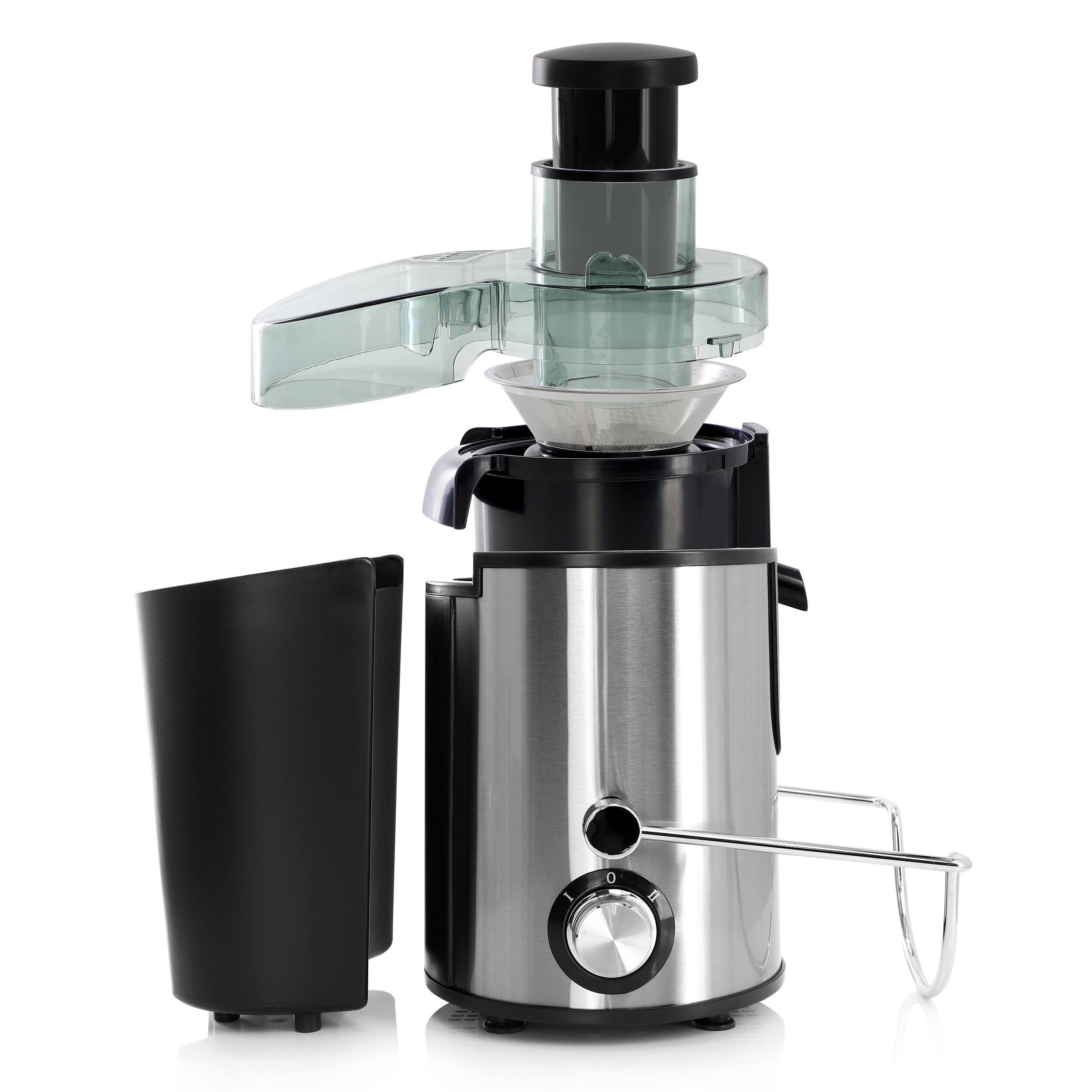 Alt View 4. Better Chef - 400W Large Feed Juice Extractor - Silver.
