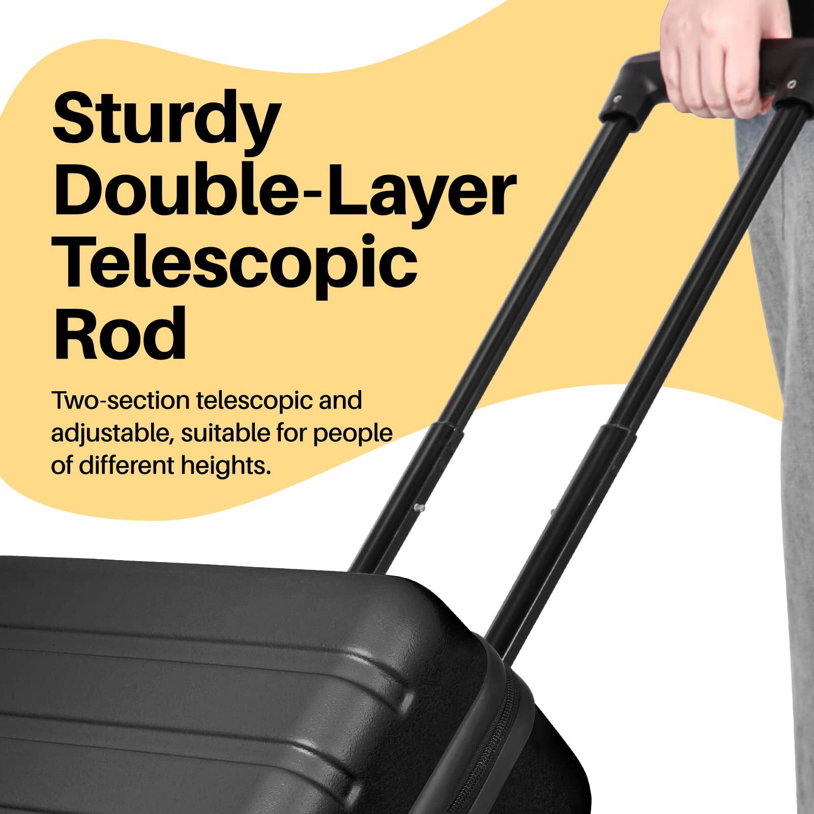 Sturdy Double-Layer Telescopic Rod

Two-section telescopic and adjustable, suitable for people of different heights.