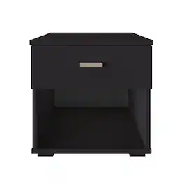 Boyd Sleep - Novara Low Profile One Drawer Nightstand - Black