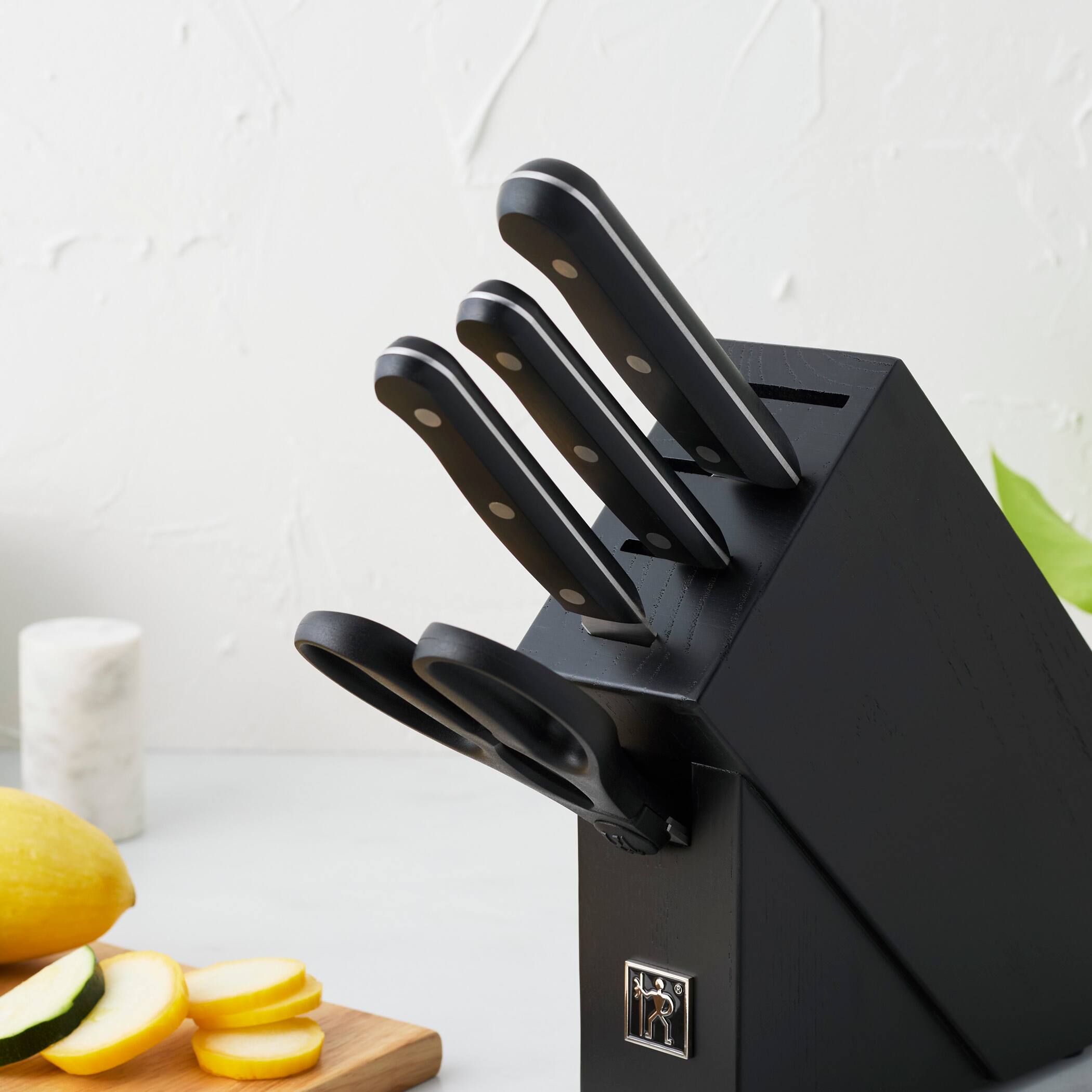 Alt View 3. Henckels - Henckels Solution 6-pc Studio Knife Block Set - Black.