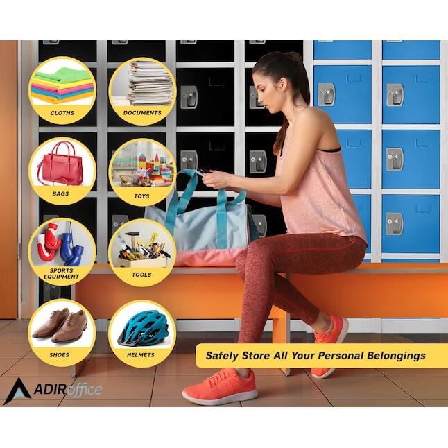 CLOTHS, DOCUMENTS, BAGS, TOYS, SPORTS EQUIPMENT, TOOLS, SHOES, HELMETS, Safely Store All Your Personal Belongings, ADIR office