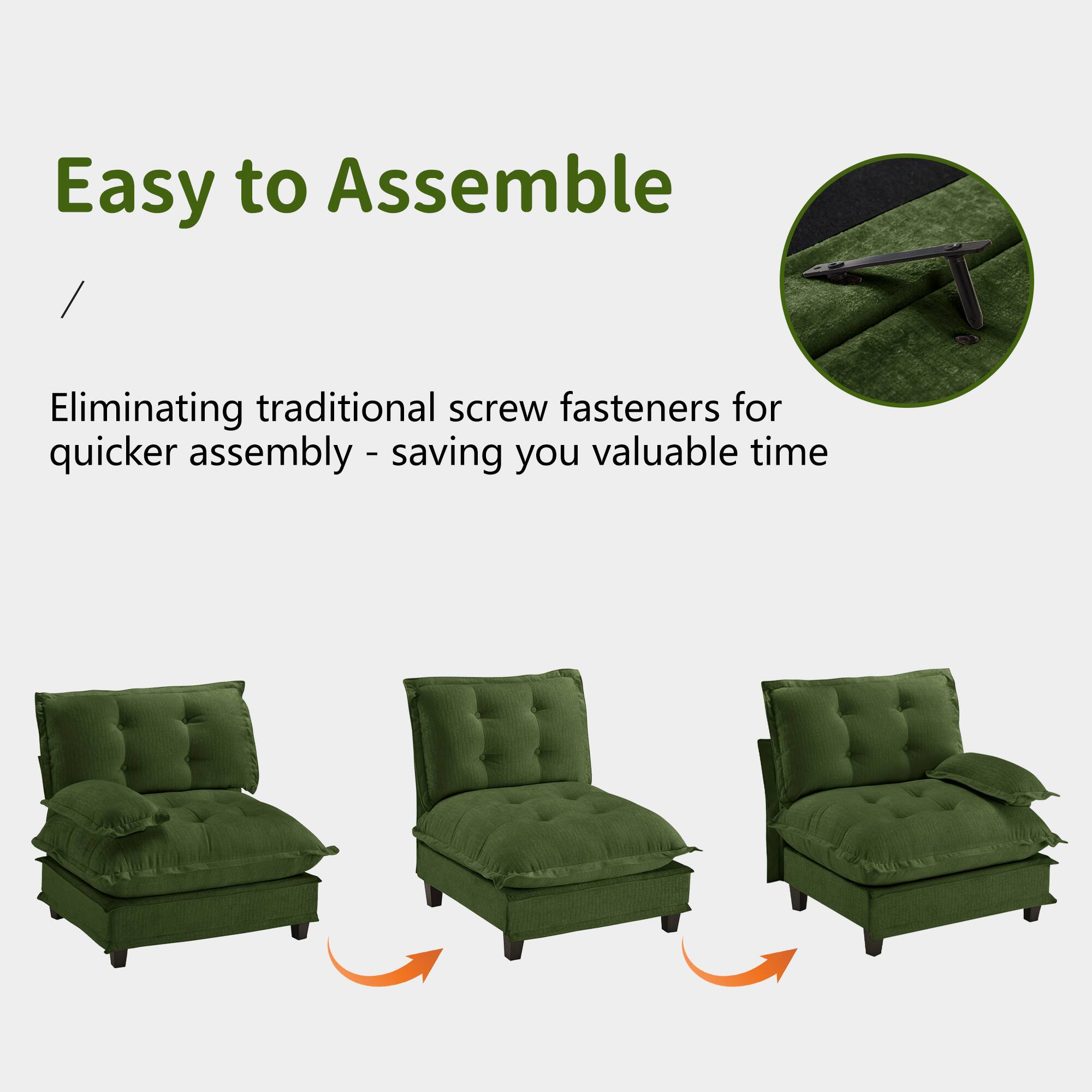 Easy to Assemble

Eliminating traditional screw fasteners for quicker assembly - saving you valuable time