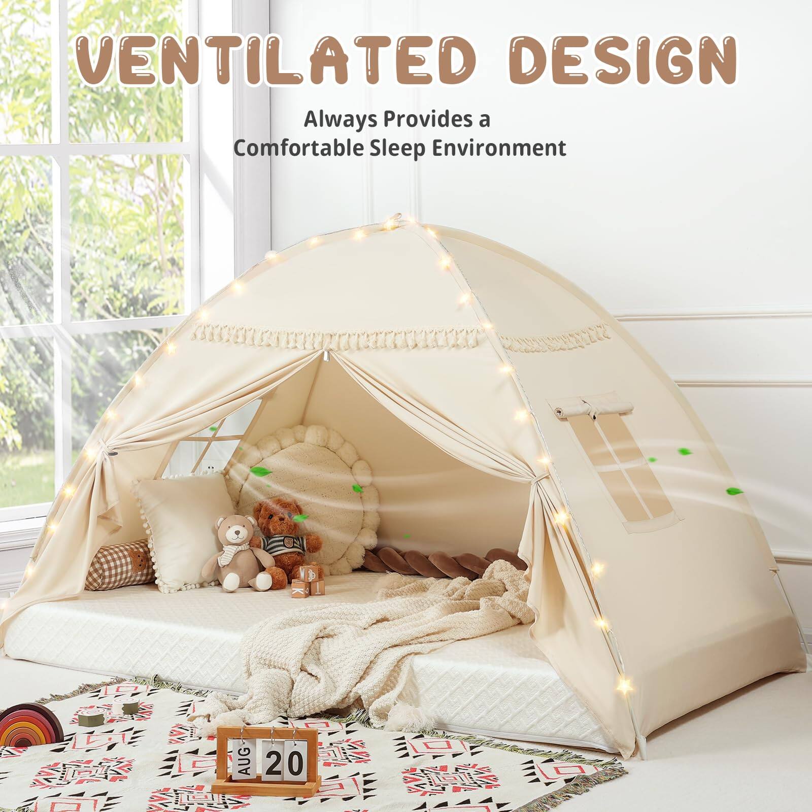 VENTILATED DESIGN  
Always Provides a Comfortable Sleep Environment