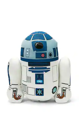 Stuffed Star Wars Plush Toy - 15" Talking R2D2 Doll - White