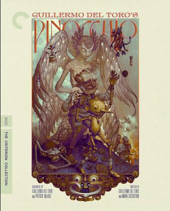 Front. Guillermo Del Toro's Pinocchio (Criterion Collection) - 4K Blu-Ray.