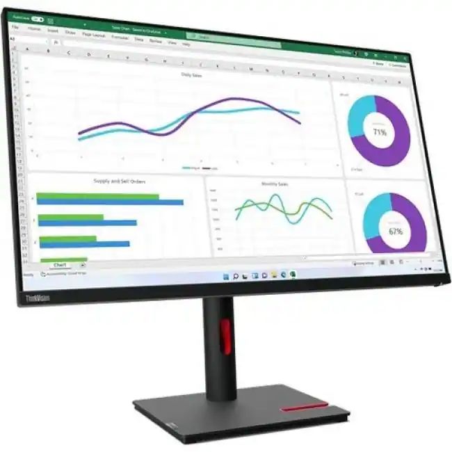 Lenovo - ThinkVision T32h-30 32" Class WQHD LED Monitor - 16:9 - 31.5" Viewable - In-plane Switching (IPS) Technology - Unknown