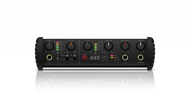 GAIN I INPUT 1 Z-TONE CLIP -3 -12 -30 -50 SHARP ROLD PASSIVE JFET ACTIVE PURE GAIN MONITOR HEADPHONES CLIP E- I -12 -30 -50 2 DIRECT DAW 48V USB O AXE I/O MIDI IN MO OUT SOLO MASTER I AMP OUT 200 I O