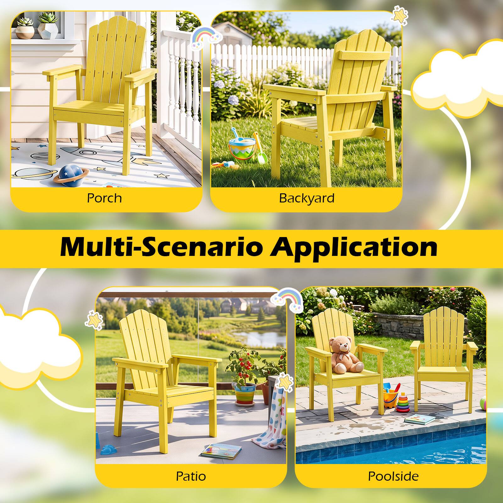 Porch Backyard Multi-Scenario Application Patio Poolside