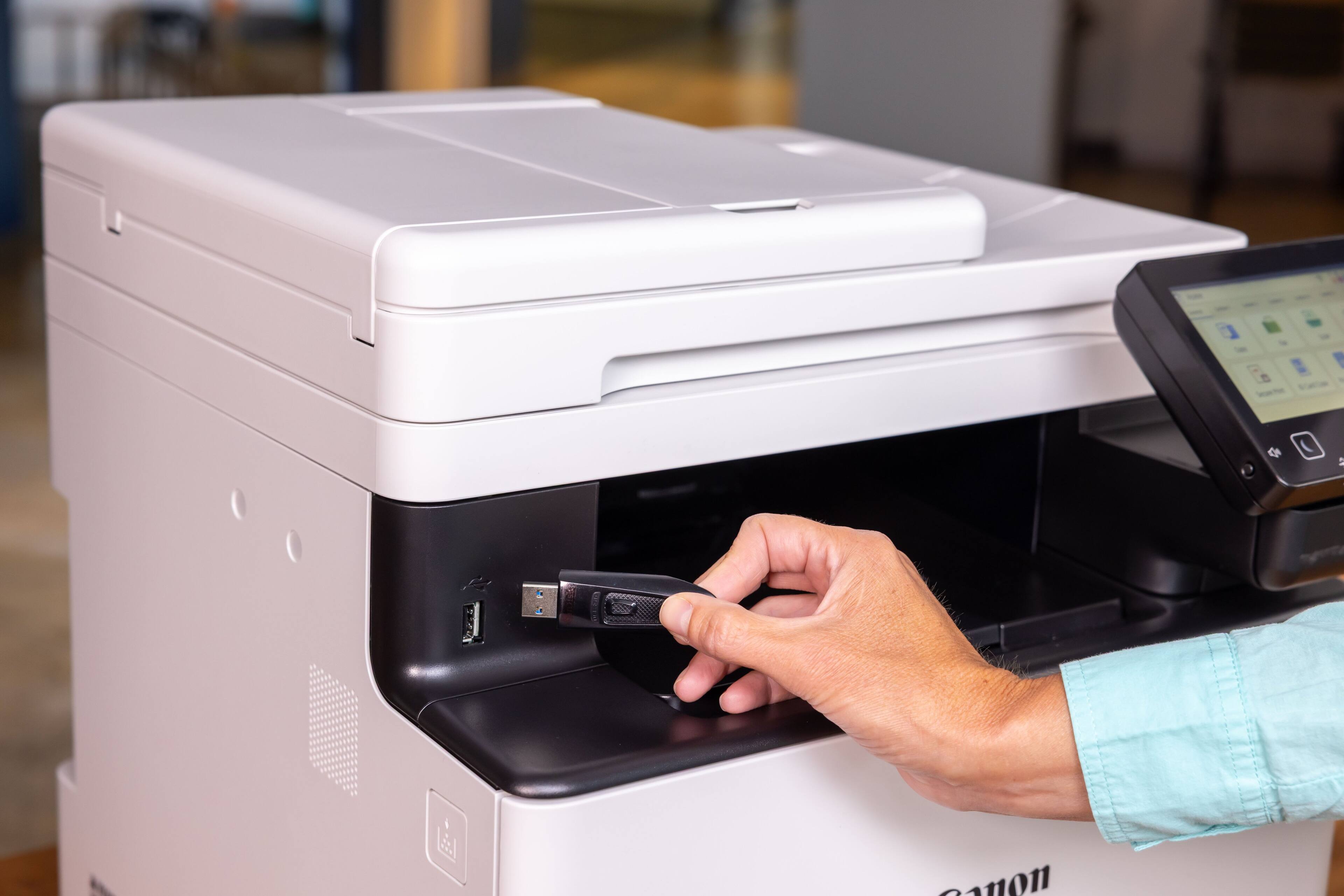 Alt View 11. Canon - imageCLASS MF753Cdw  II Wireless  Duplex Color All-In-One Laser Printer with Fax and 50-Sheet ADF - White.