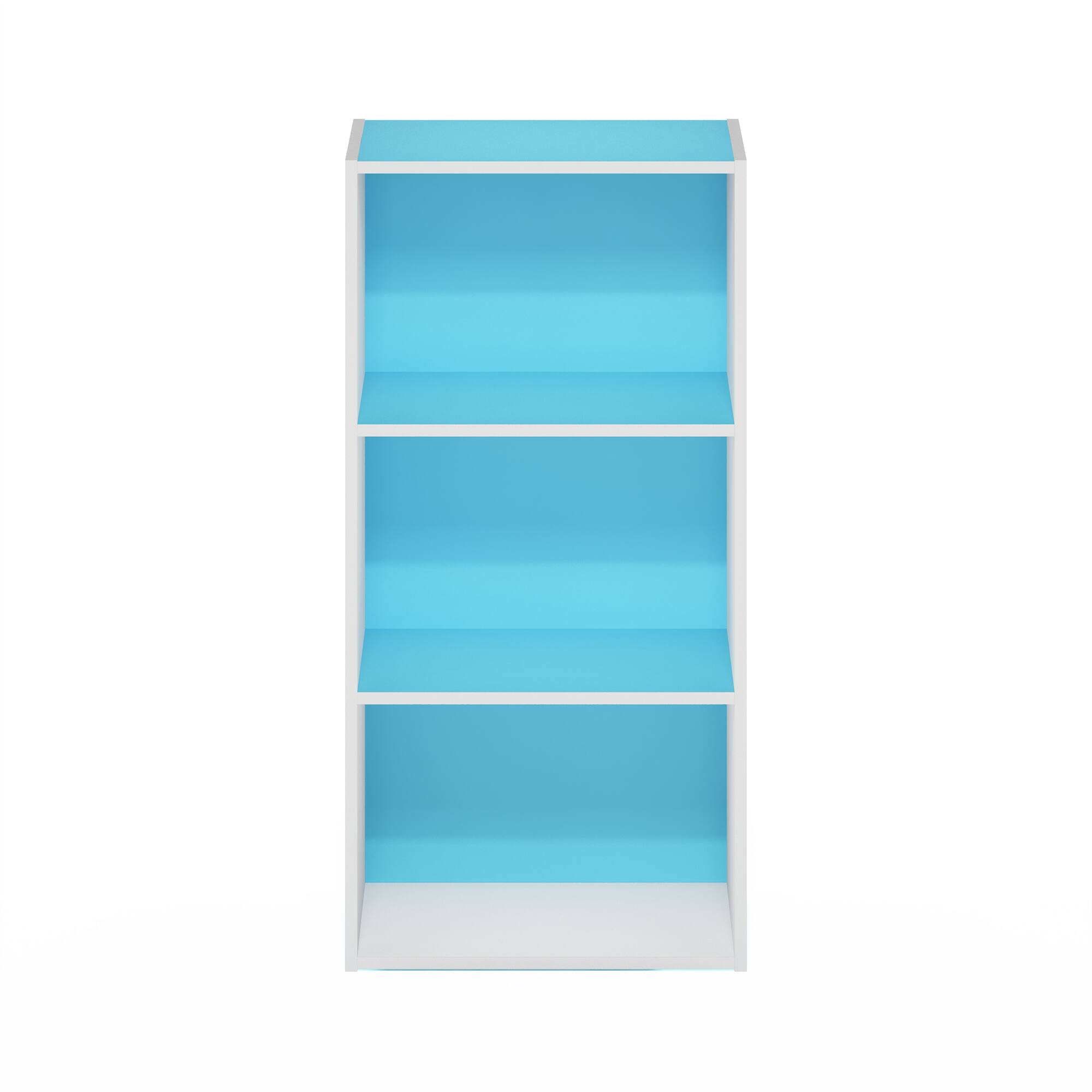 Alt View 1. Furinno - Cubicle Triple Thick Frame Decorative Cube Storage Organizer, 12-Cube - White.