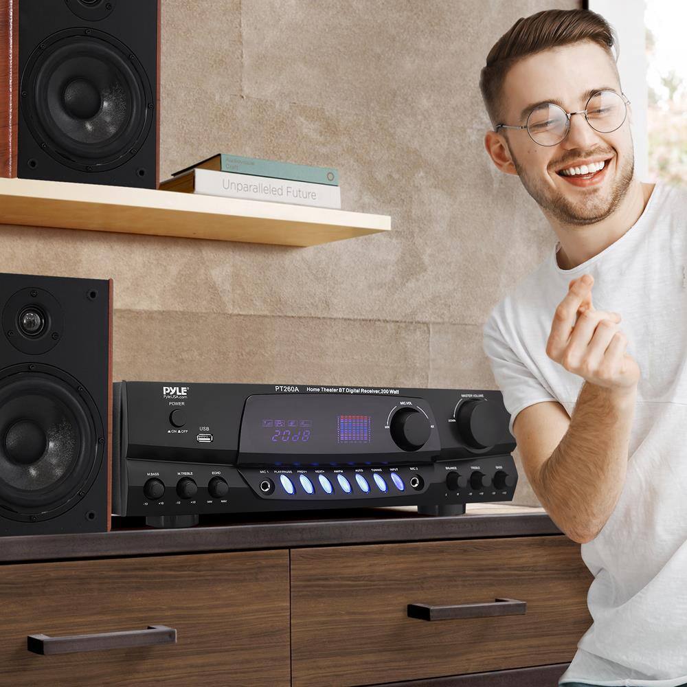 Unparalleled Future

PYLE PT260A Home Theater Receiver

Digital Receiver - 200 Watt