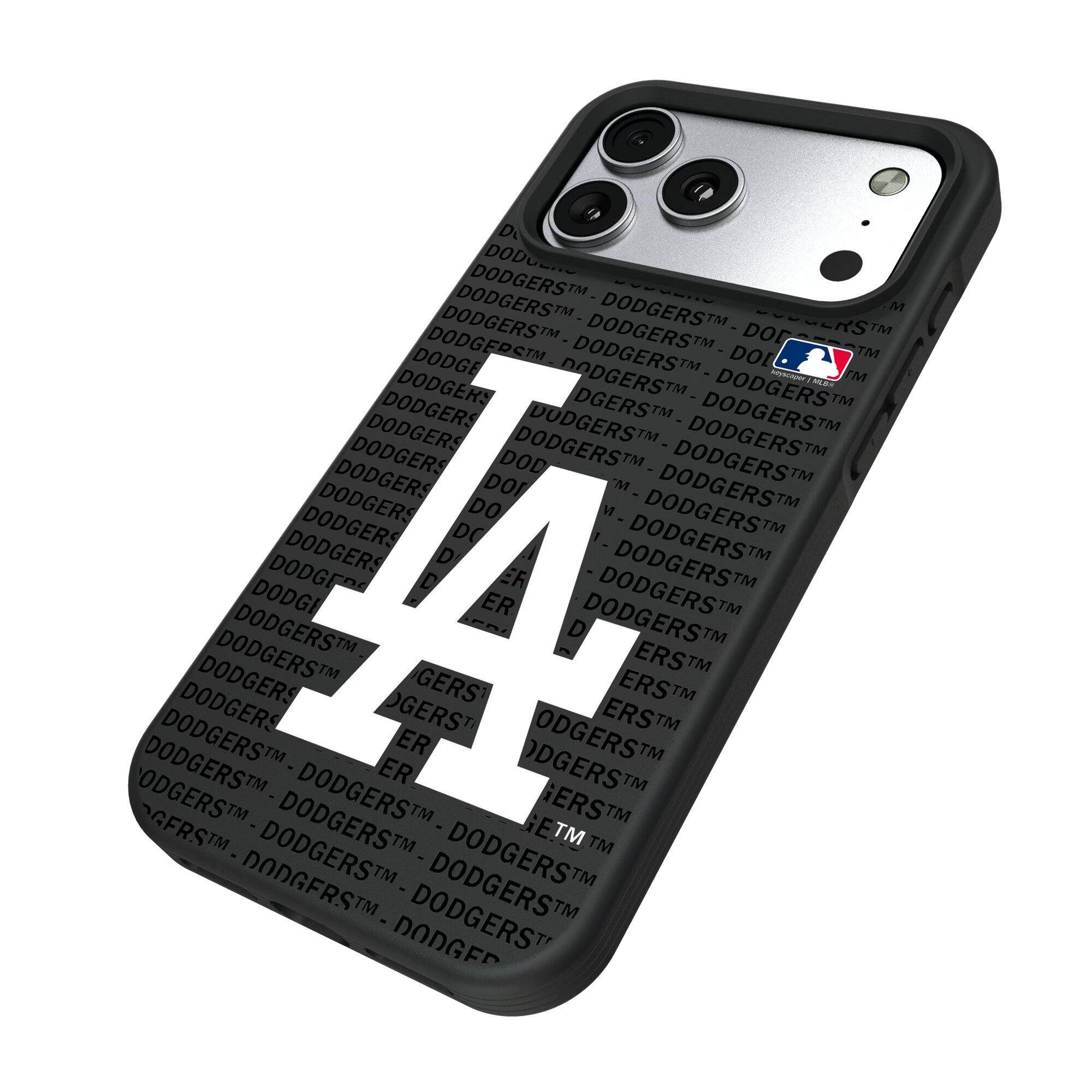 LA Dodgers Blackletter Bump Case iPhone 15 Pro Max