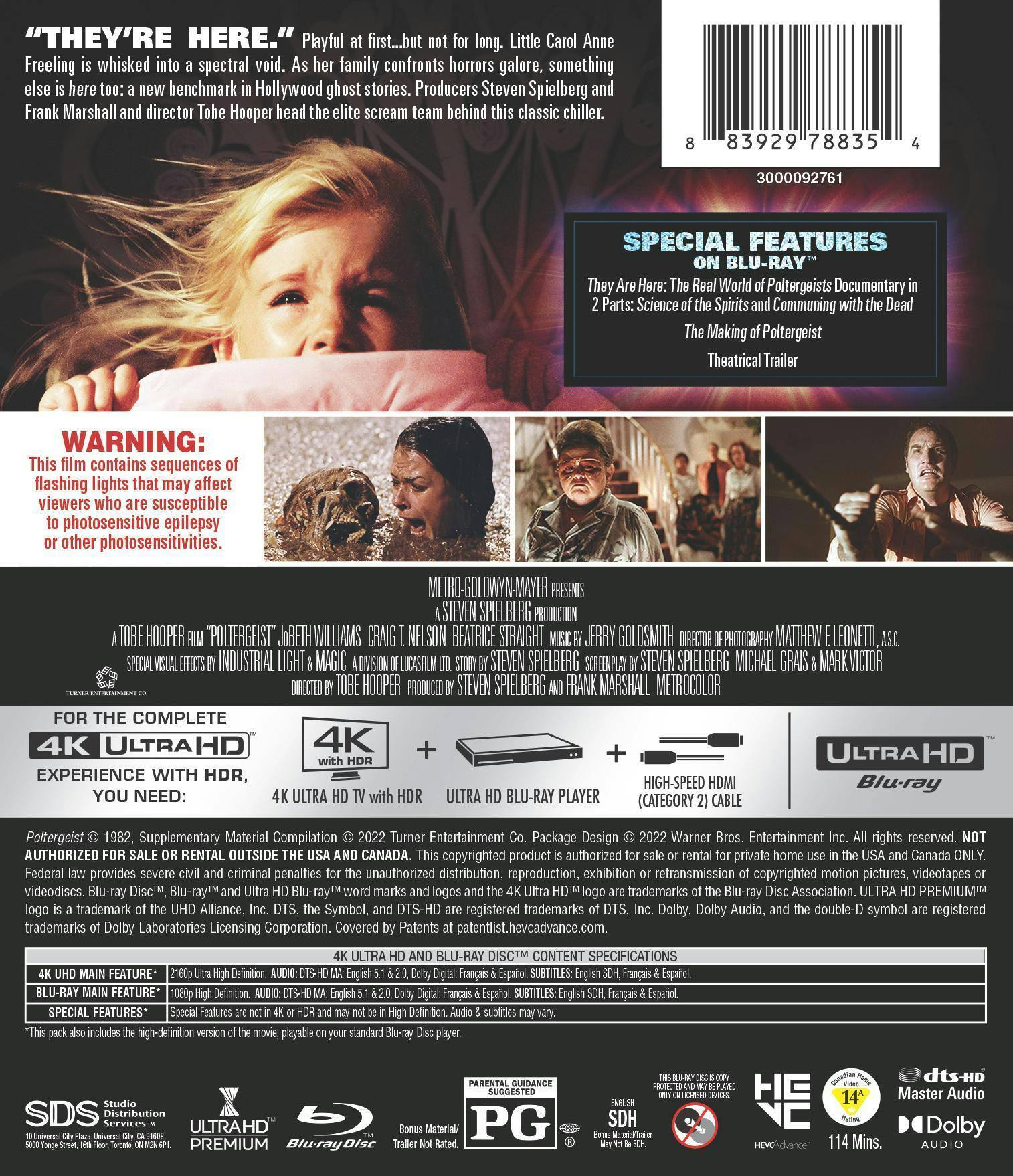 Back. Poltergeist (4K Ultra HD + Blu-ray) [UHD].