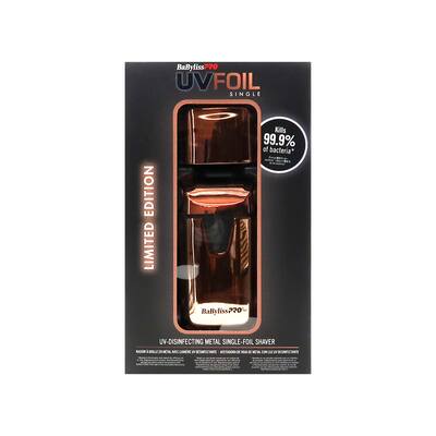 Babyliss Pro LIMITED EDITION UVFOIL UV Disinfecting Metal Single Babyliss Pro LIMITED EDITION UVFOIL UV Disinfecting Metal Single