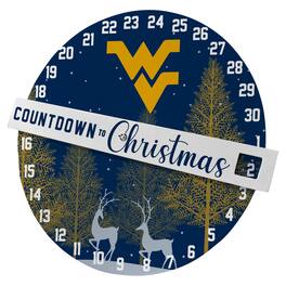 Pegasus - West Virginia Mountaineers Countdown to Christmas Wall Sign - Multicolor