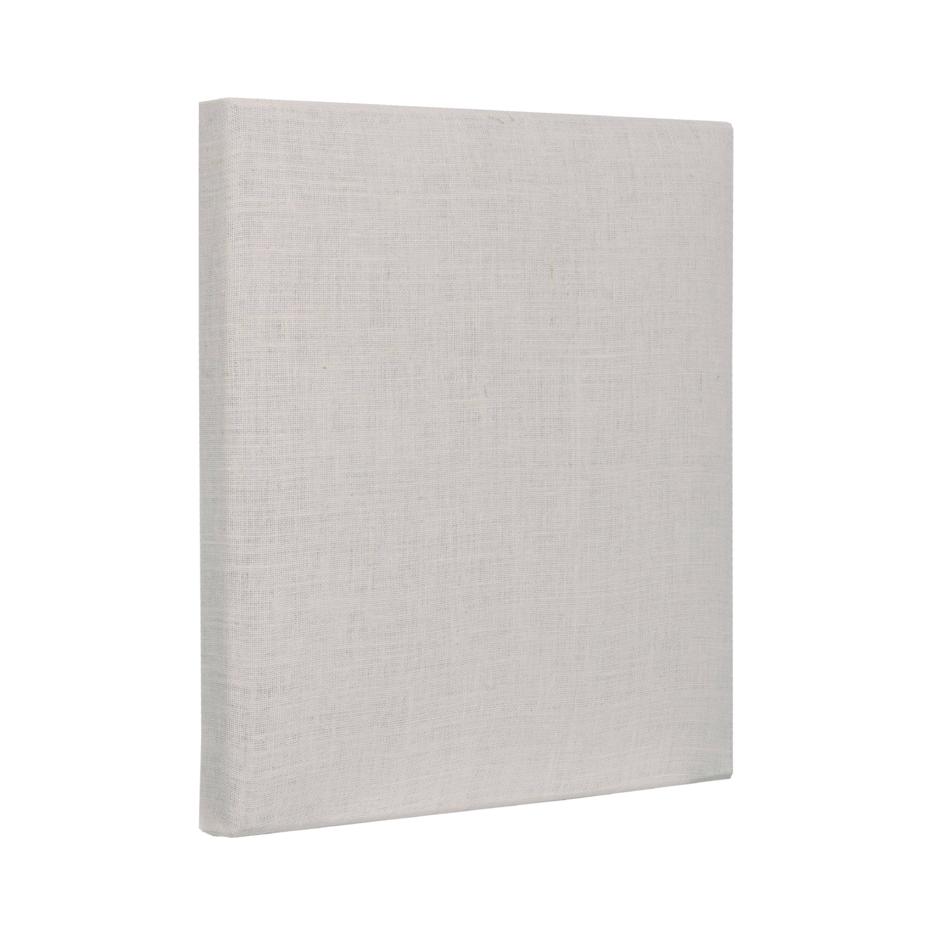 Angle. ATS Acoustics - Sound Absorbing Acoustic Panel 24" x 24" x 2" Beveled Edge - Ivory.