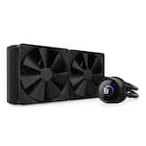 NZXT - Kraken 280mm Radiator CPU Liquid Cooler (2 x 140mm F Fans) with 1.54" LCD Display - Black