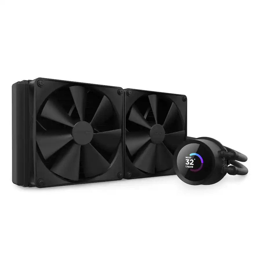 NZXT Kraken 280mm Radiator CPU Liquid Cooler (2 x 140mm F Fans) with 1. ...