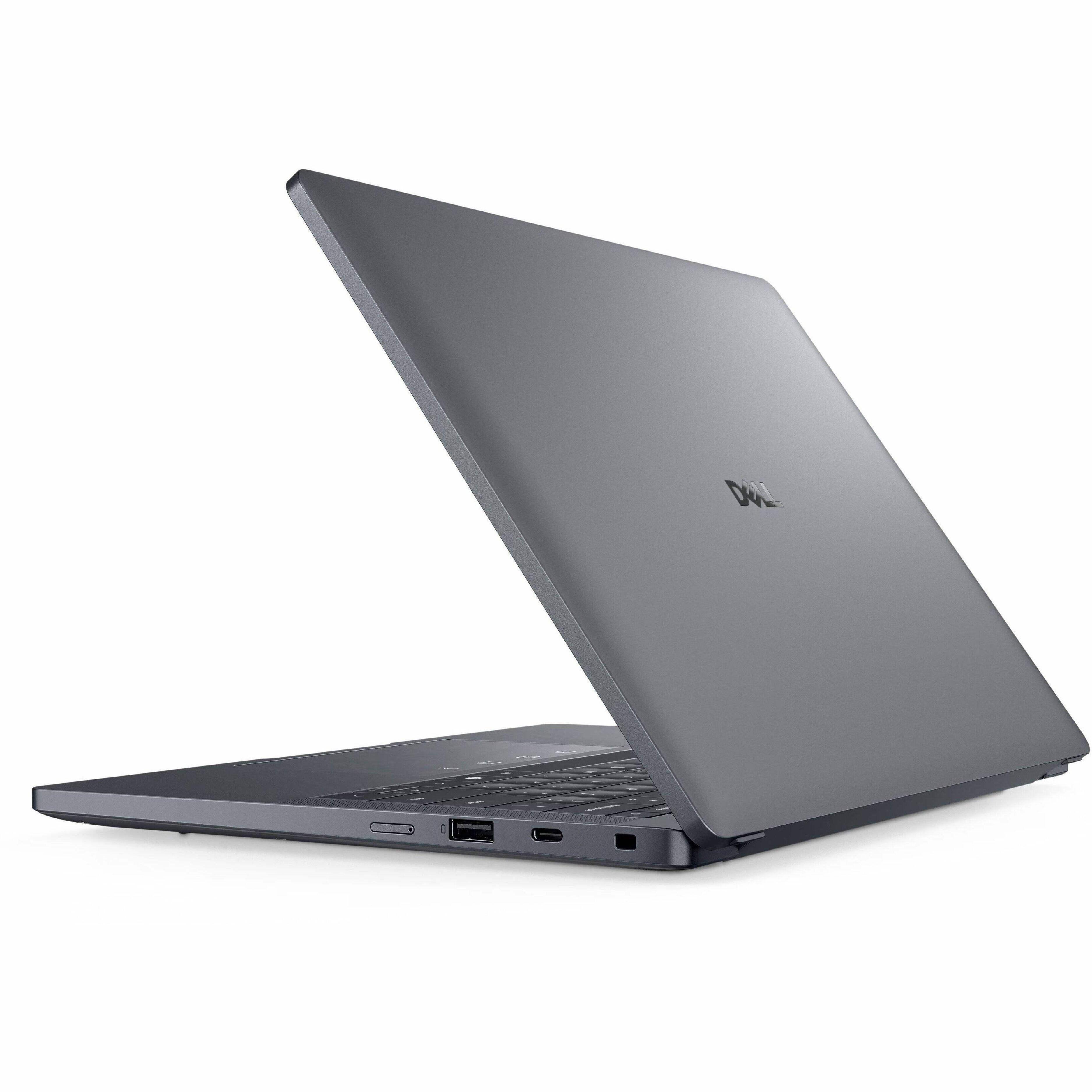 Alt View 19. Dell - Pro 13 Premium 13.3" IPS LCD 2560 x 1600 (QHD+) Touch Screen Laptop - Intel Core Ultra 7 with 32GB Memory - 512 GB SSD - Magnetite, Other.