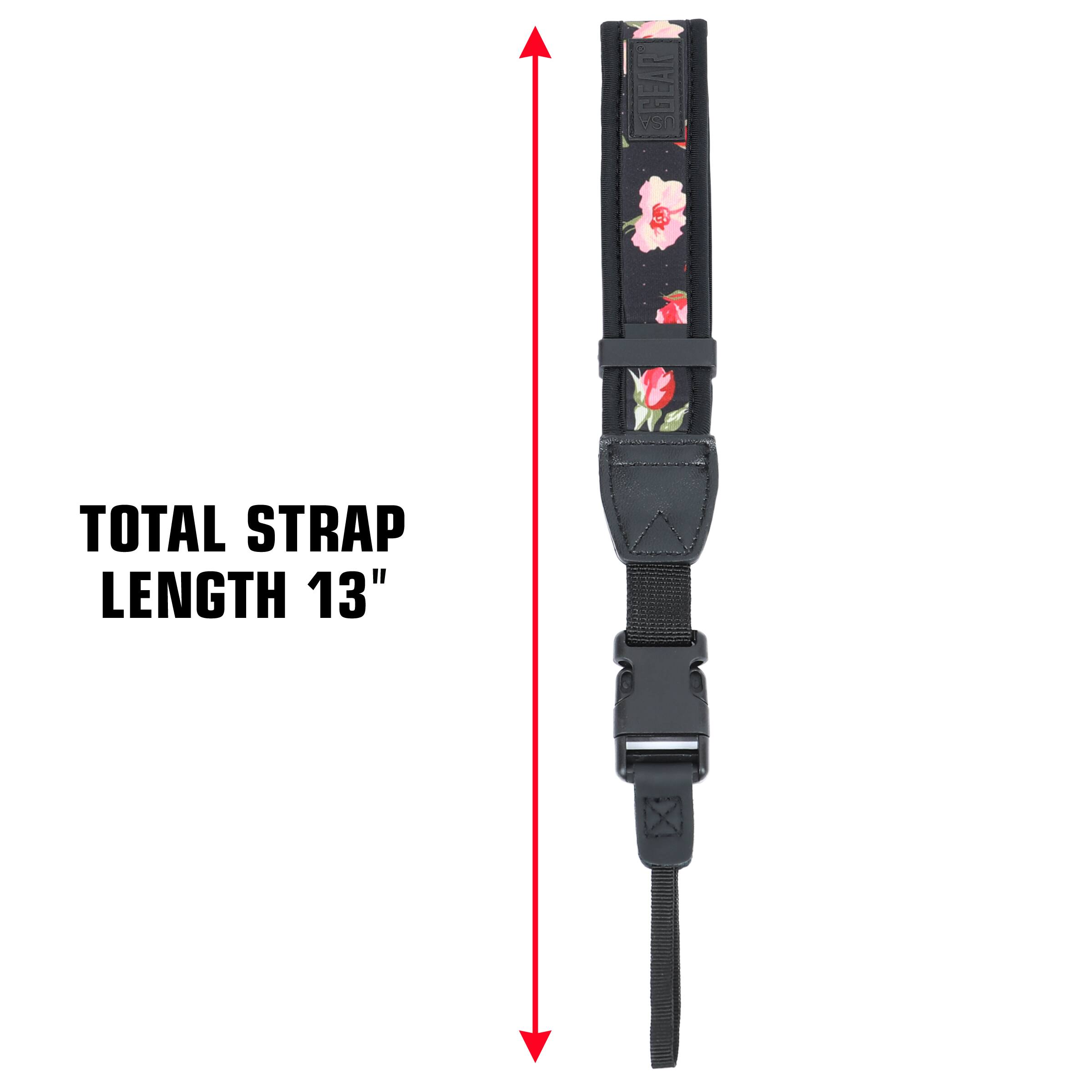 TOTAL STRAP LENGTH 13"